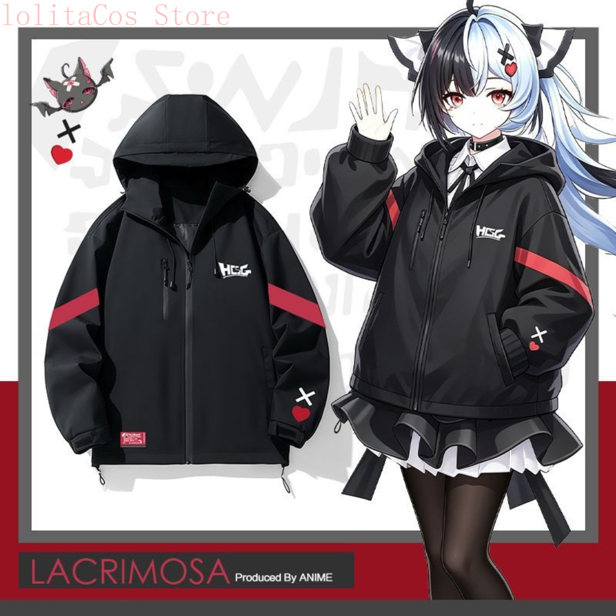 Windbreaker Anime Merchandise - Neverness To Everness Lacrimosa Nanally Chiz