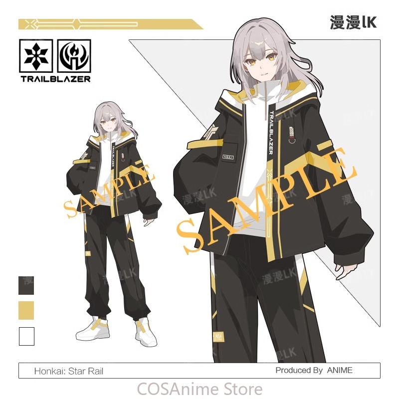 Windbreaker Anime Merchandise - Anime Honkai: Star Rail Cosplay Trailblazer